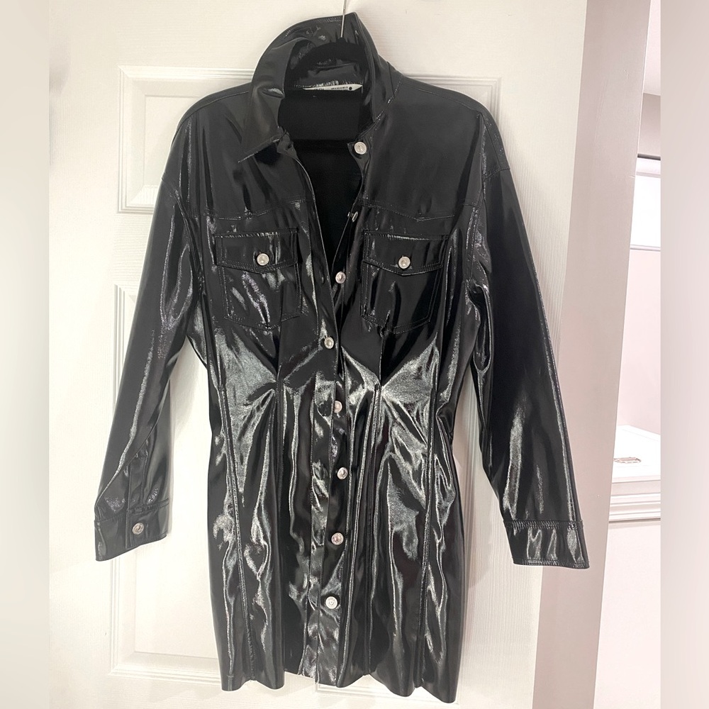 Zara leather  jacket / dress